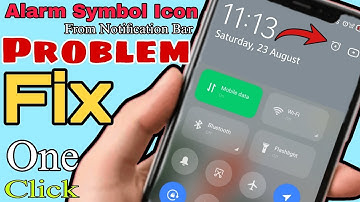 alarm icon showing without setting an alarm | alarm ka icon kaise hataye | alarm symbol kaise hataye