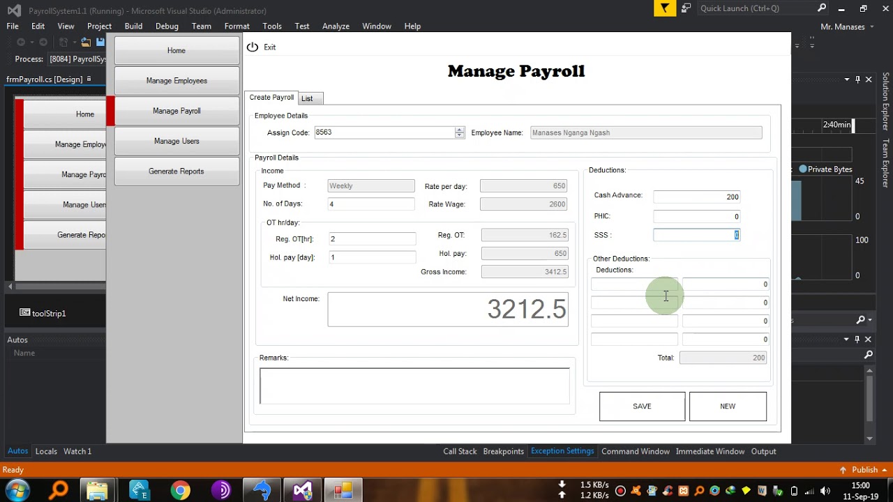 Payroll system - YouTube