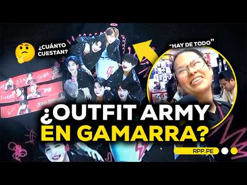 💜 Do you have your BTS outfit yet? Gamarra surprises with printed t-shirts for ARMY