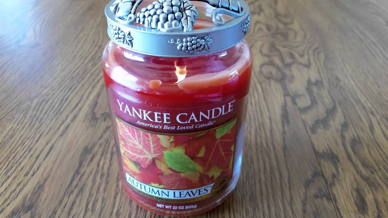 Yankee Candle Autumn Leaves Review YouTube