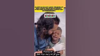 Ketika petugas medis memberikan pelukan kepada anak palestina yang ketakutan  😔 #shorts
