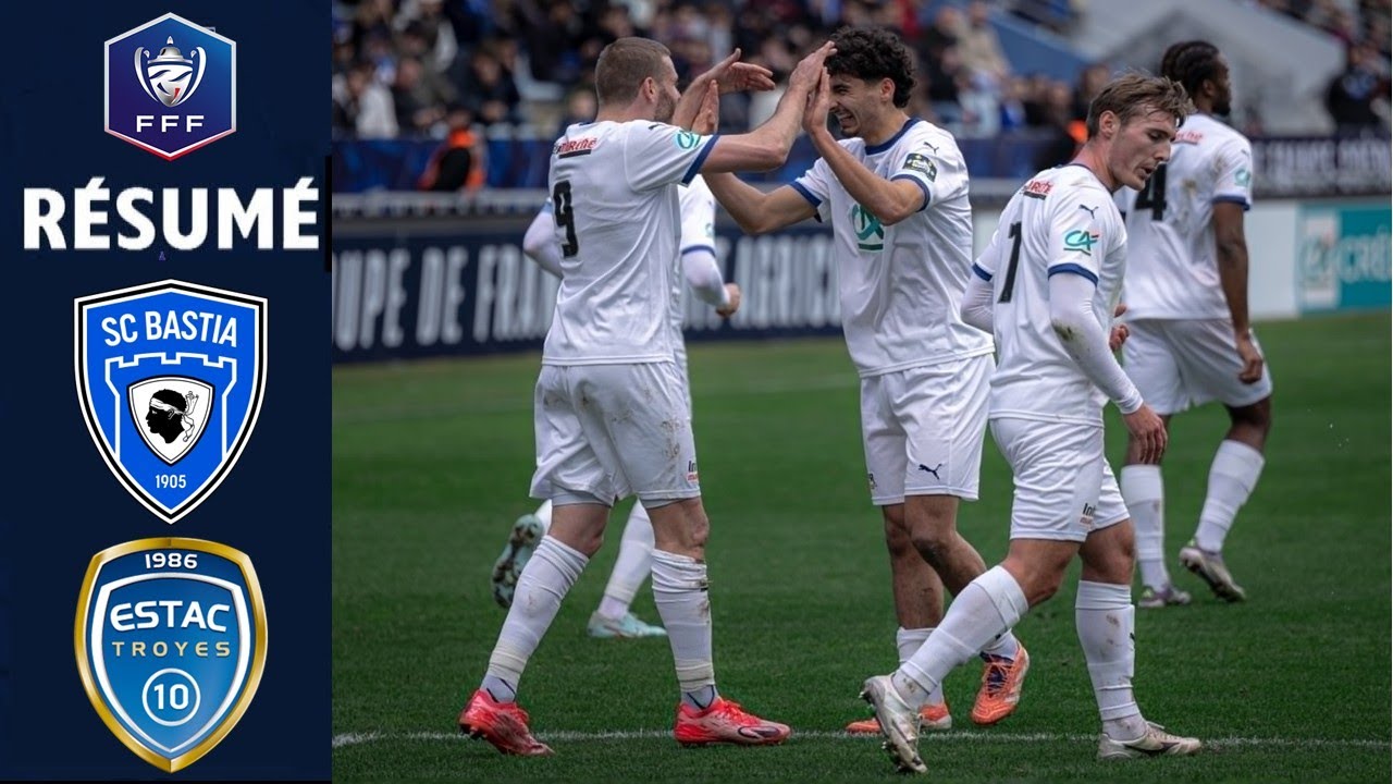 Bastia vs Troyes 0-2 Résumé du match | Coupe de France 25/26