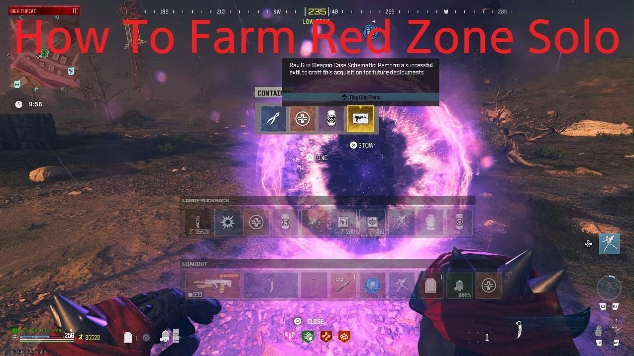 MWZ How To Farm Red Zone Contract Solo 😎 YouTube