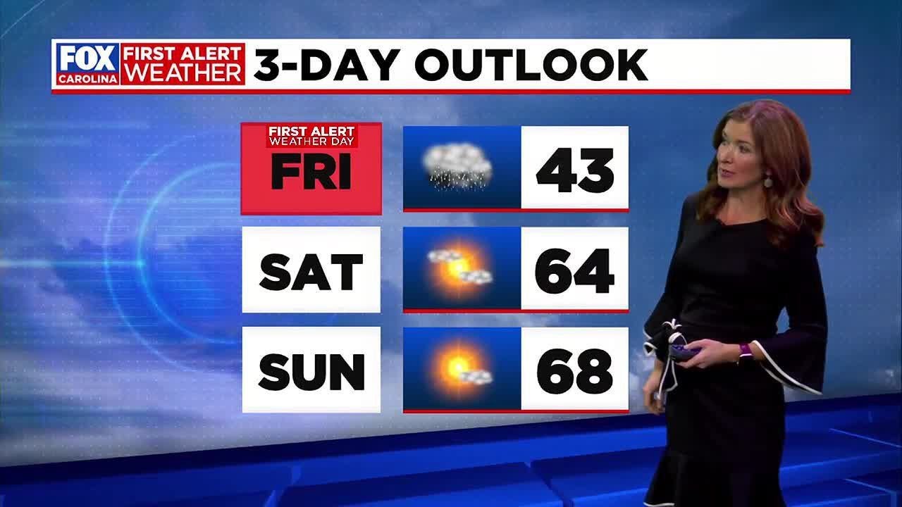 First Alert Weather Day Friday for widespread cold rain - YouTube