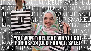 Massive J. Makeup Haul 50% Sale At Junaid Jamshed Rs. 55,000 Worth Makeup In Just Rs. 24,000