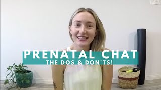 IMPORTANT Dos & Don'ts of Prenatal Exercise || What your OB won't tell you