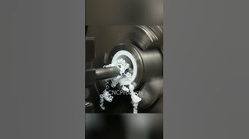 The process of restoring a ceramic bushing using a lathe #asmr #lathe #lathemachine