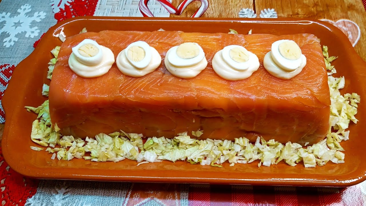 💥 Pastel de salmón con pan de molde. Receta fácil para Navidad 💥
