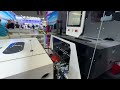 Oyang No-crease sheet fed paper bag making machine great 3.0 show in chinaplas exhibition