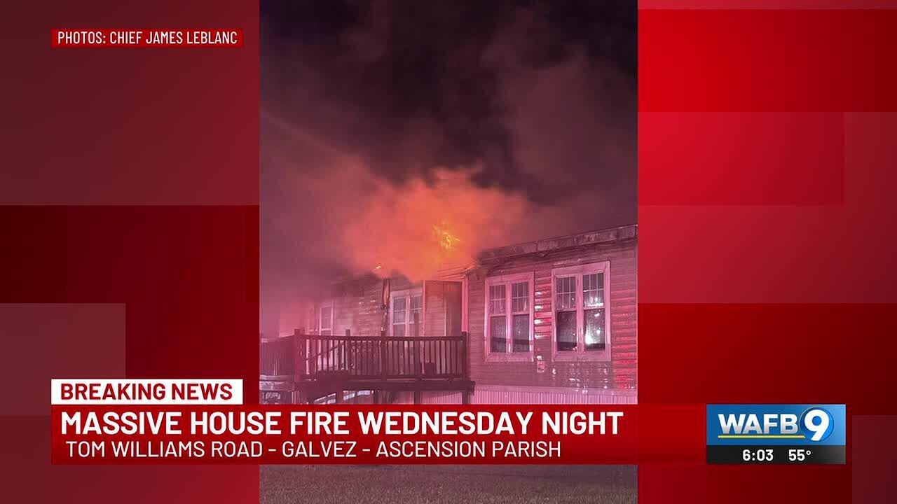 3 dogs die in massive house fire Wednesday night, officials say - YouTube