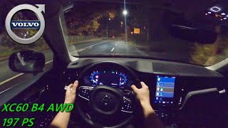 2022 Volvo Xc60 B4 Awd 197 Ps Night Pov Drive Würzburg 60 Fps