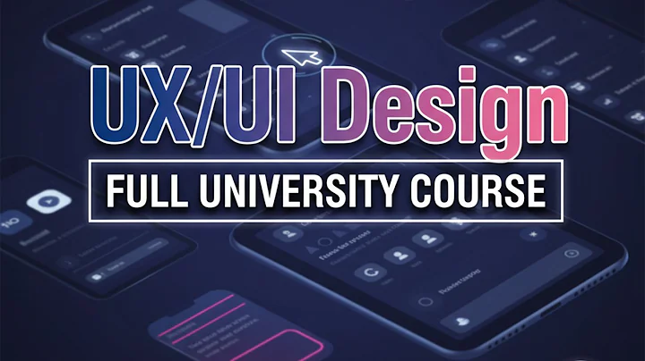 UI/UX Design Course For Beginners | UI/UX Design Tutorial For Beginners