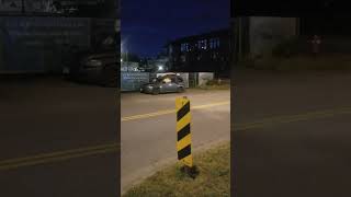 Search and seizure, compliance with evacuation. Works yielded 5 more  parking spots this fenceline.