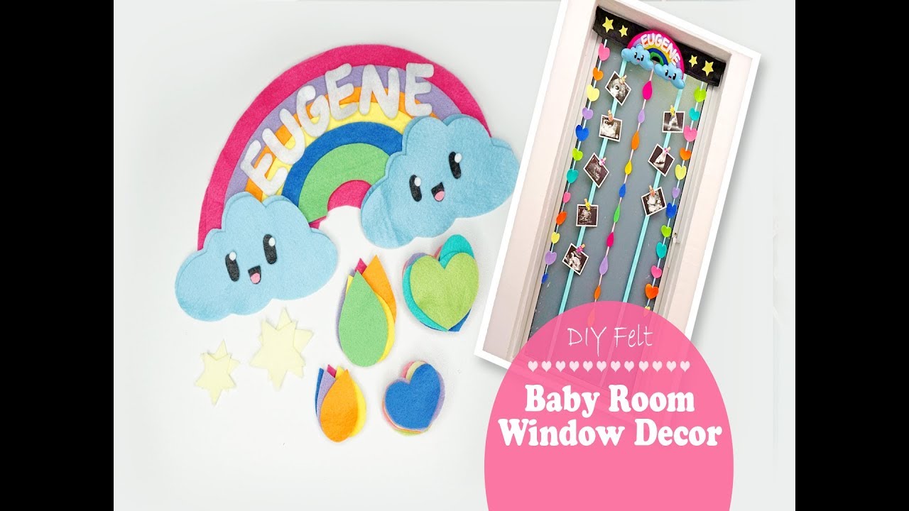 felt decoration for baby room