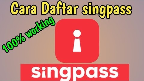 CARA DAFTAR SINGPASS /singpass register #singpass #vaksinsingapura