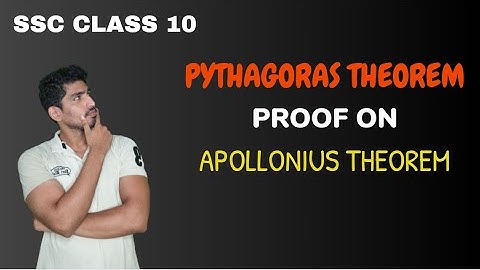 Proof on Apollonius Theorem | Pythagoras Theorem | SSC Class 10 | Adish Khankal