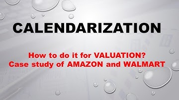 Calendarization for Comps Analysis