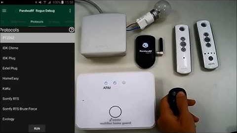 PandwaRF Rogue Demo: Using the Protocols Page