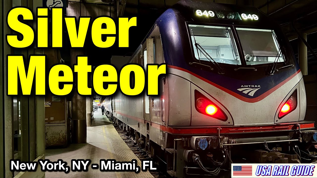 [ Amtrak Train Ride ] All 33 stops, East coast long-distance train for snowbirds