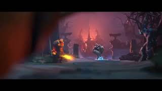 DOTA 2 TI10 TRUE SIGHT ANIMATION | THE INTERNATIONAL 2021 | TEAM SPIRIT HEROES CHASING AME'S TINY