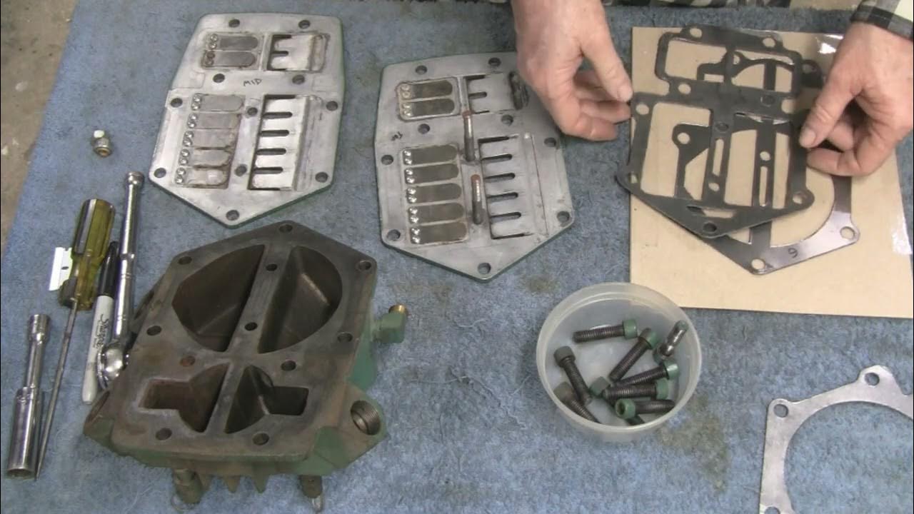 AIR COMPRESSOR HEAD GASKET REPLACEMENT YouTube