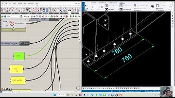 Grasshopper Tekla Drawing : How to make Dimension in View 3D