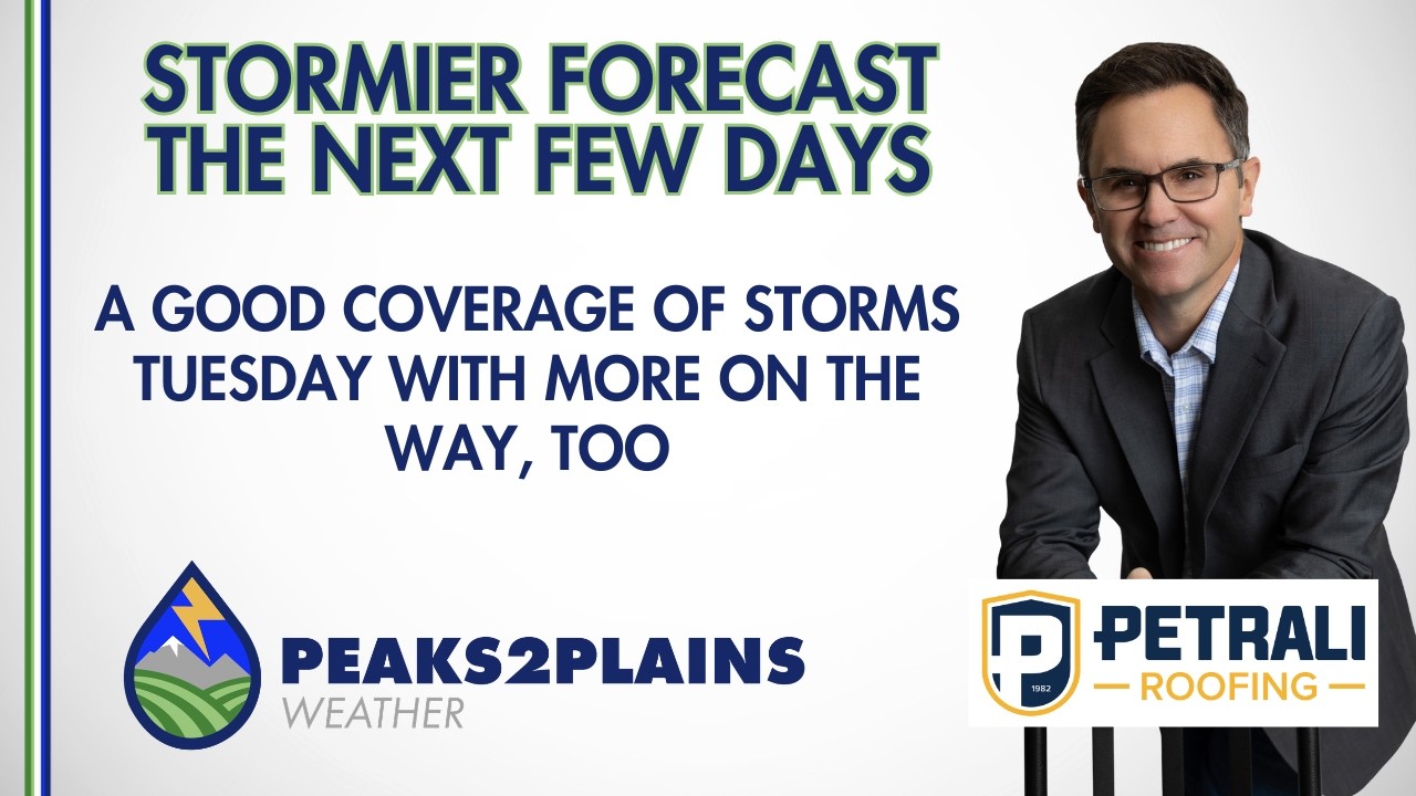 Scattered storms to bring rain to a number of areas Tuesday...more on ...