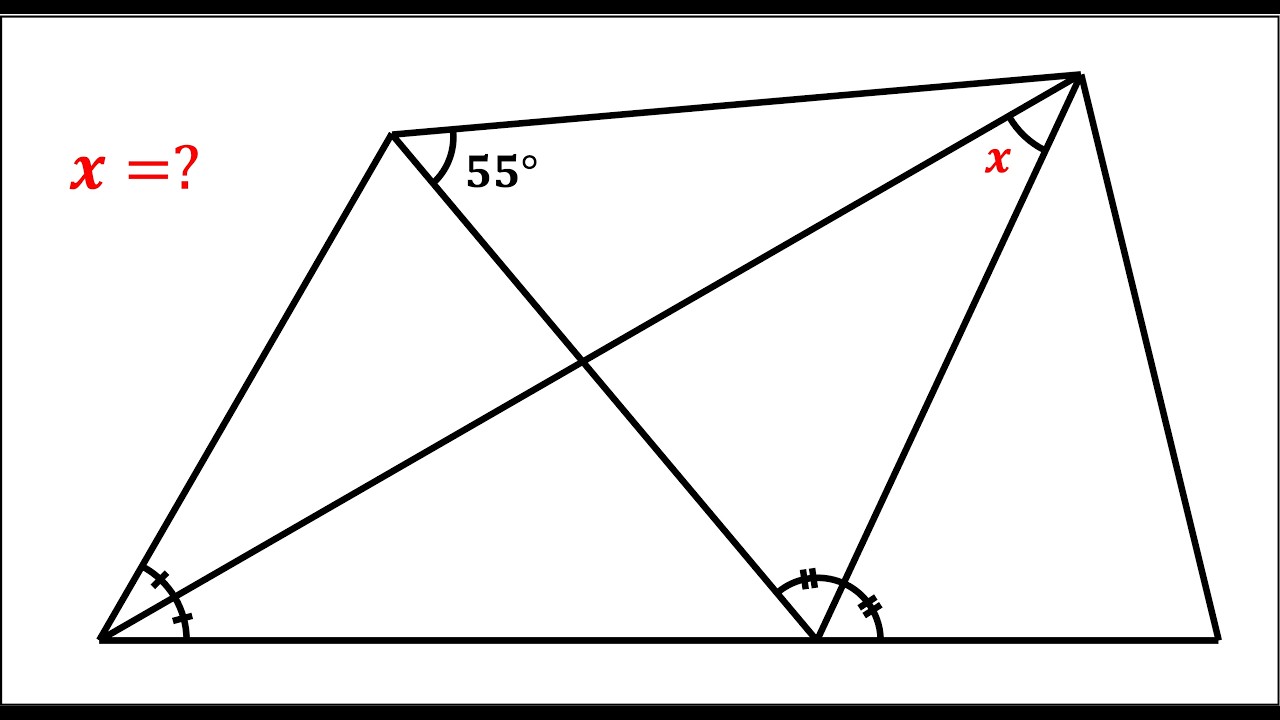 Angle Chasing Exercise A masterful exercise in angle chasing | Geometry | 79 - YouTube