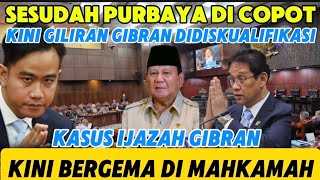 AFTER PURBAYA, GIBRAN'S DISQUALIFICATION AT THE CONSTITUTIONAL COURT IS GAINING MOMENTUM