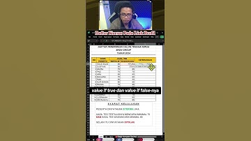 Cara Menggunakan Rumus IF AND di Excel untuk 2 Syarat Wajib #if #rumusif  #tutorialexcel #excel