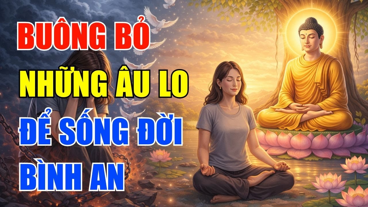 Lời Phật Dạy: Buông Bỏ Để Tâm An, Xóa Khổ Đau Phiền Muộn, Giữ Tâm Bình Thản|Nương Tựa Bình An