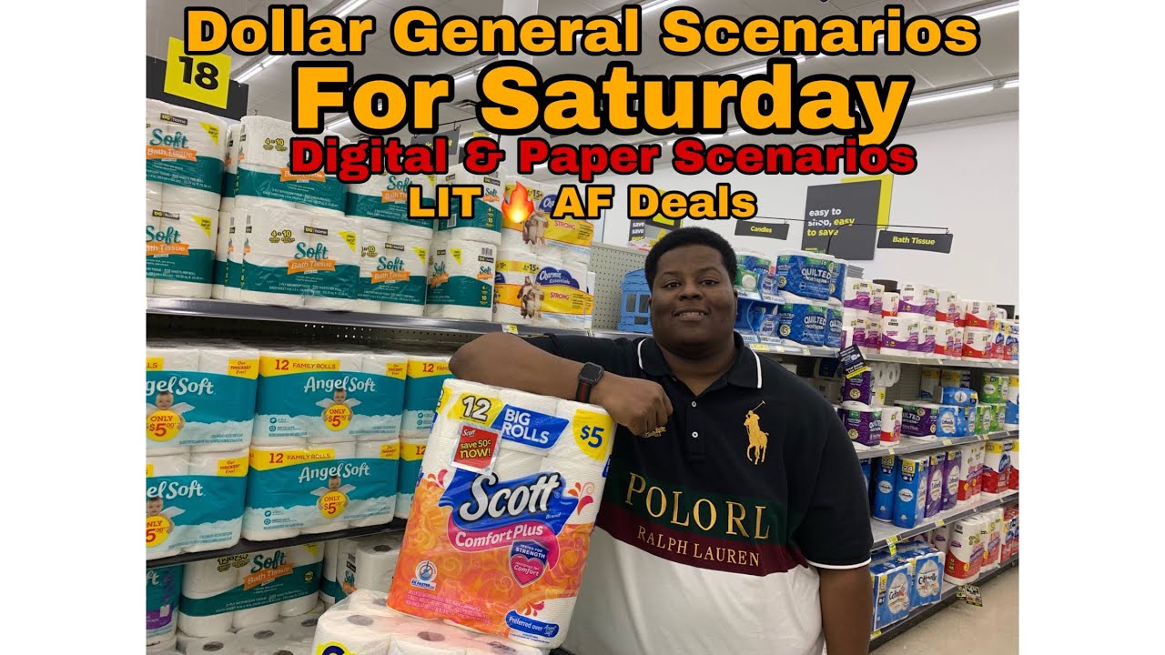 Dollar General Scenarios For Saturday 11/9 - All Digital & Paper Coupon - BOMB AF DEALS