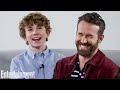 &#39;Percy Jackson&#39;s Walker Scobell Recites Ryan Reynolds&#39; R-Rated &#39;Deadpool&#39; Speech From Memory