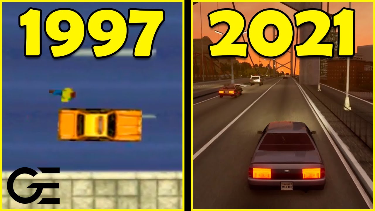 Evolution of Grand Theft Auto 1997-2021 #grandtheftautovi #CrimeSimulator #GTAEvolution