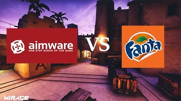 Aimware + Pastes VS. Fanta + other cheats | CSGO MM Aimware HVH