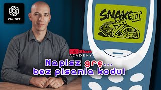 Chat GPT napisze za Ciebie grę Snake! (tutorial)