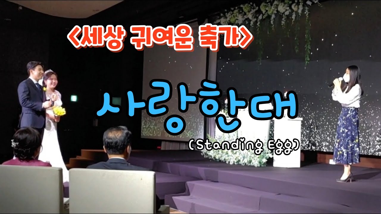 세상 귀여운 축가띵곡!! 사랑한대(스탠딩에그) 블리스데이(BLISSDAY)