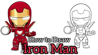 How To Draw Iron Man The Avengers