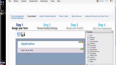 Chrono Forms Tutorial Pt.1