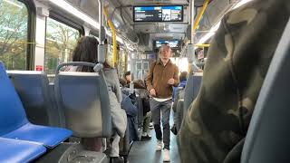 CTA On Board Riding 2024 Nova LFS Bus 8718 on Route 66 Chicago from Kedzie to Michigan