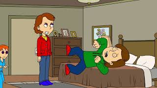 Caillou turns his dad into a childish kid