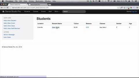 Make a Student Inactive