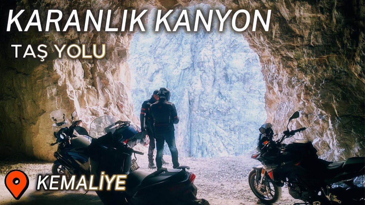 Kemaliye Taş Yolu (Karanlık Kanyon) | Türkiye'nin Tehlikeli Motosiklet Yolu | Motosiklet hac yolu🏍️