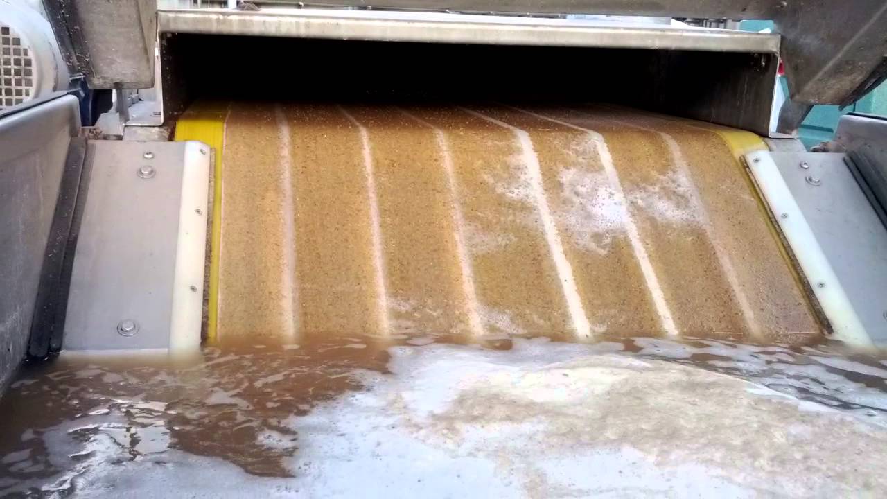 Finescreen for brewery wastewater YouTube