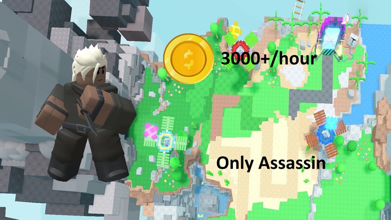 TDS AFK Grind Coin Only Assassin | 3000 coins per hour | No Skill Tree Required (NOT WORK FOR NOW)