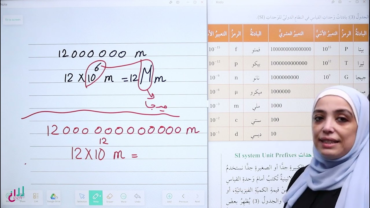 درس #بادئات النظام # فيزياء #تاسع