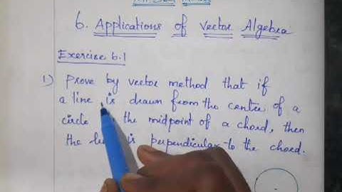 12thmaths |Applications of vector algebra ||exercise 6.1(1)
