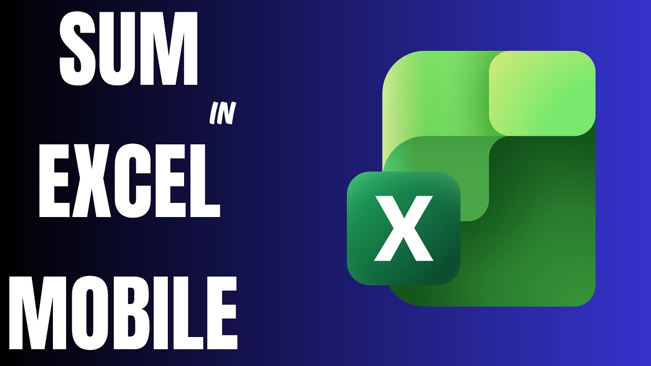 How to Sum Numbers in Microsoft Excel Mobile for iPhone - Add Values in Spreadsheet Mobile