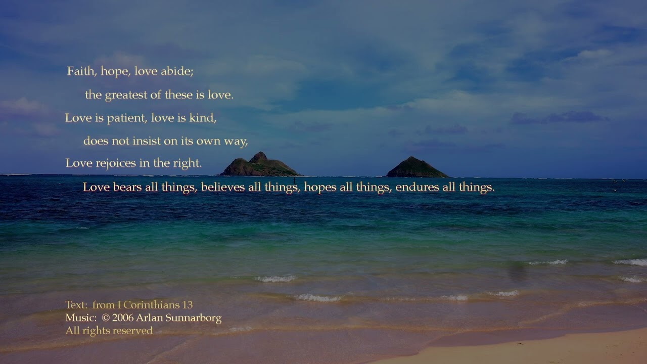 Sunnarborg, The Greatest of these is love