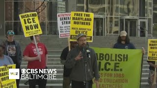 Protesters claim 40 women were wrongfully detained in ICE's Baltimore holding rooms